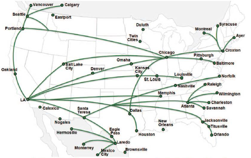 Tribe Transportation - Intermodal Footprint